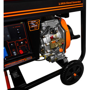 T-Mech 2kVA Portable Diesel Generator Open Frame - Orange by T-Mech