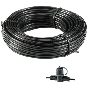 Techmar Main Cable SPT1, 10m and 4 Moulded Connectors - Black by Techmar