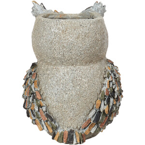 Indoor Owl Planter - Natural