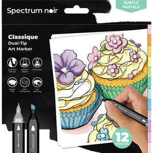 Spectrum Noir Classique 12 Pack - Subtle Pastels by Spectrum Noir