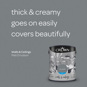 Crown Breatheasy Matt Emulsion Paint 5L - City Break by Crown Paints