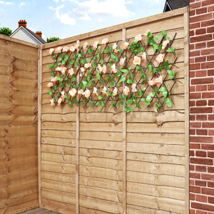 100 LED Solar Blossom Trellis - Pink by Gardenwize