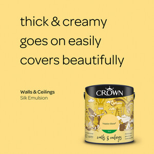 Crown Walls and Ceilings Silk Emulsion by Crown Paints