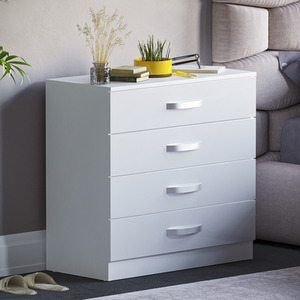 Hulio Trio Bedroom Set - White / MDF / 47cm by Vida Designs