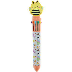 Squishmallows Bee or Frog 10 Colour Pen - Multicolour