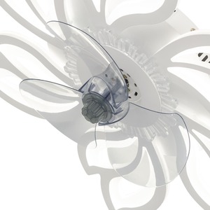 Petal-Shaped Ceiling Fan Light - White by Livingandhome