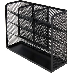 10 Compartment Mesh Desk Organiser