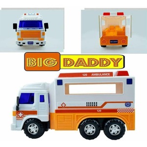 Big-Daddy Friction Powered Lorrys Toy Truck - Multi / Ambulance by Big Daddy