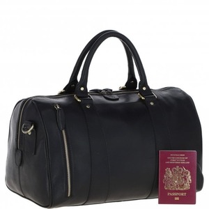 Ashwood Leather Holdall - T-76 - Black by Ashwood Leather