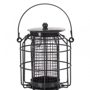 Squirrel Proof Peanut Bird Feeder - Grey by Garden Mile