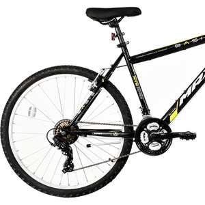 Basis MRX Pro 26In Hardtail Mountain Bike, 18s - Black/Yellow by Basis