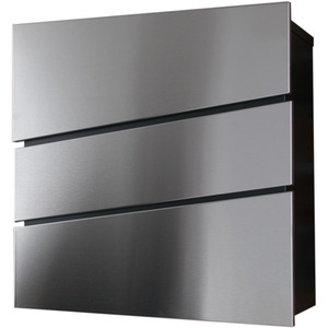 Stainless Steel Letterbox - The Statement - Stainless Steel by The House Nameplate Company