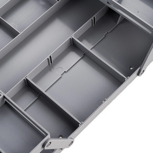 Expandable Multi-tier Drawer Organizer Storage Tray - Grey / 30cm / 6.8cm by Livingandhome