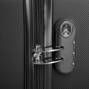 tectake Suitcase Set 4-Piece Pucci - Black by tectake