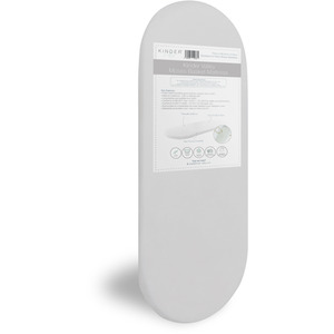 White Teddy Wash Day Moses Basket With Grey Rocking Stand - White by Kinder Valley