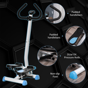 HOMCOM Adjustable Stepper - Blue by HOMCOM