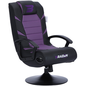 BraZen Pride 2.1 Bluetooth Surround Sound Gaming Chair - Purple by BraZen