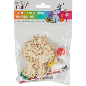 Paint Your Own Wind Chime Craft Kit by Crafty Club