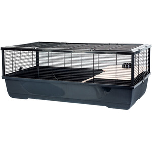 Rat Hamster Small Animal Cage Grosvenor XL - 100 x 54 x 39 - Black - Black by Little Friends