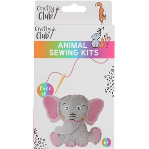 Crafty Club Animal Sewing Kits - White by Crafty Club
