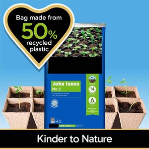10L John Innes Compost No1 Peat Free - Brown by Levington