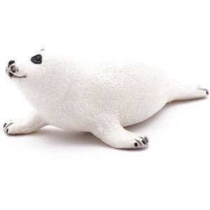 PAPO Marine Life Baby Seal Toy Figure - White by PAPO