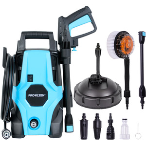 Pressure Jet Washer Power Wash and Rotary Brush - Blue by Pro-Kleen