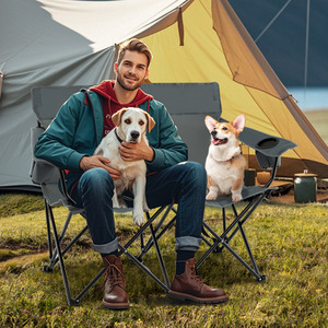 2-Person Outdoor Lawn Chair by Costway