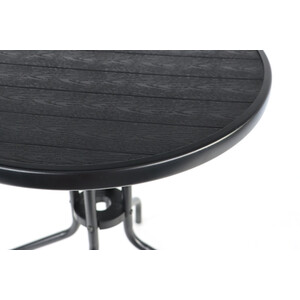 Pisa Bistro Set - Black by Outdoor Essentials