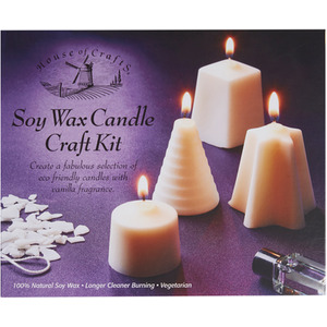 House of Crafts Soy Wax Candle Craft Kit - Multiple Colours by House of Crafts