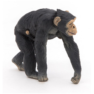 PAPO Wild Animal Kingdom Chimpanzee and Baby Toy Figure - Black by PAPO