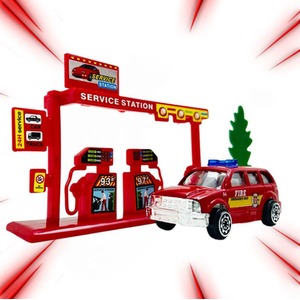 Fire Fighting Engine and Cars Playset - multi by Big Daddy