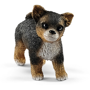 SCHLEICH Farm World Puppy Pen and Puppy Toy Figures - Black by SCHLEICH