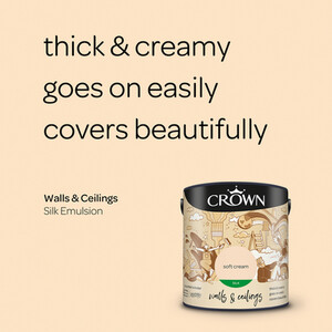 Crown Walls and Ceilings Silk Emulsion by Crown Paints