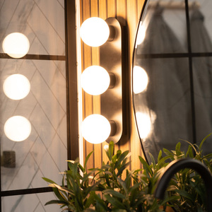 Orbital 3 Way IP44 Bathroom Ceiling Light with Glass Globe Shade - Matte Black by ValueLights