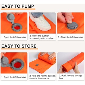 Inflatable Ultralight Camping Mat with Pillow