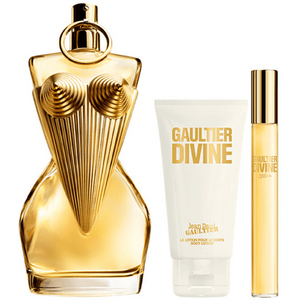 JPG Divine Gift Set 100ml EDP-S with 75ml Body Lotion and 10ml EDP-S - Black by JPG