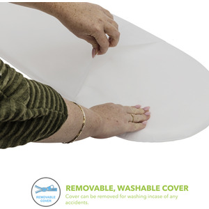 Jolly Jungle Palm Moses Basket - White by Kinder Valley