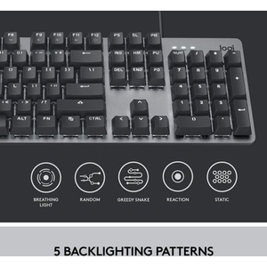 Logitech K845 Mechanical Illuminated Keyboard - Black by Logitech