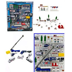 Vehicle Playset Police Squad Unit 999 - Blue by Big Daddy