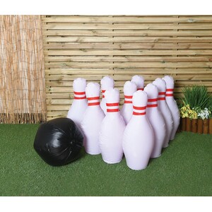 Inflatable Bowling Set - White