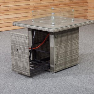 New Hampshire Conversation Firepit Set - Grey by Malay