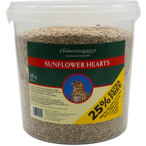 Johnston and Jeff Sunflower Hearts Tub - Natural by Johnston and Jeff