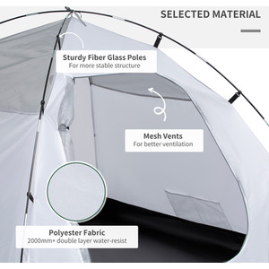 Outsunny Weatherproof 2 Room Tent by Outsunny