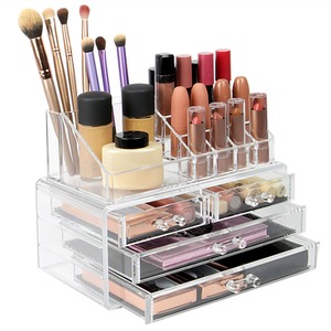 Cosmetic Makeup and Jewellery Organiser - Clear by Pukkr