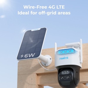 Reolink 2K TrackMix Auto PTZ AI 4G Solar with 64GB MicroSD - White by Reolink