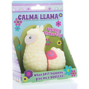 Calma Llama Stress Toy - White by Boxer Gifts
