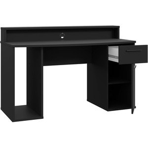 Power Z Compact Gaming Desk - Black by Flair