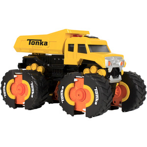 The CLAW Light and Sound Dump Truck - Bright yellow by Tonka