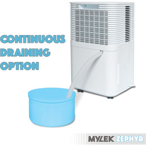 12L Capacity Digital Dehumidifier - White by Mylek